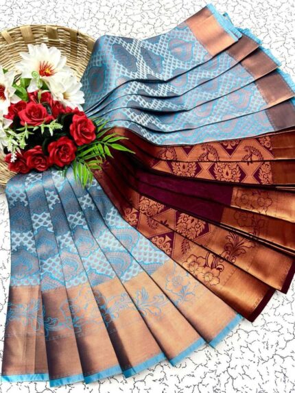 Royal Blue Copper Maroon Gold