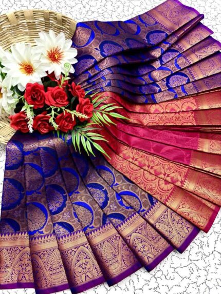 Royal Blue Magenta Gold