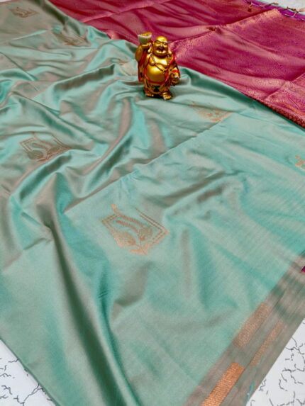 Soft Silk Sarees With Zari