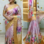 Buy Dola Fancy Self Border Sarees Online