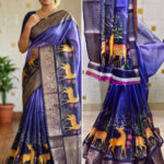 Contrast Blouse Dola Sarees Buy