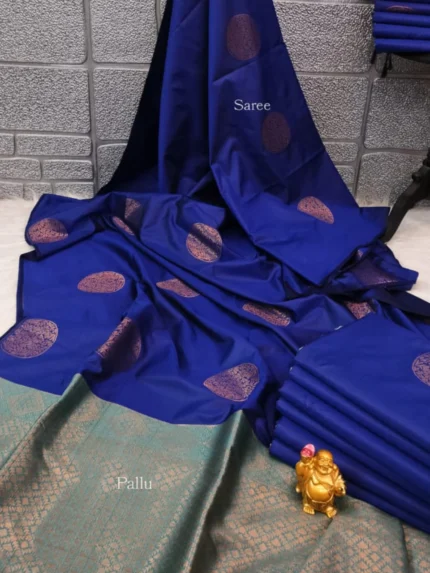 Contrast Borders Soft Silk Sarees