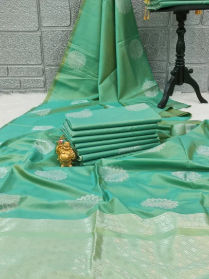 Green Soft Silk Sarees