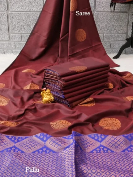 Maroon Colour Quality Soft Silk Sarees