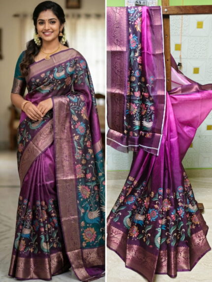 Shop Dola Fancy Self Border Sarees Online