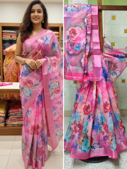 Under 1000 Linen Sarees